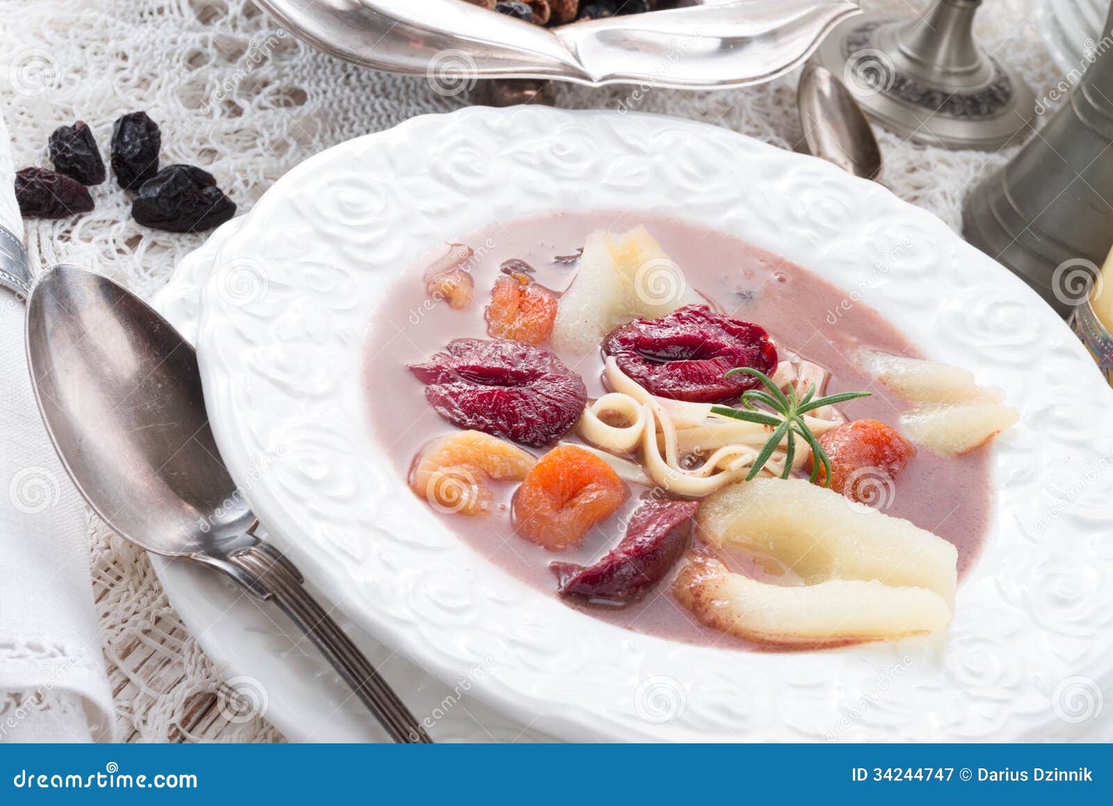 Czernina is a Polish soup stock image. Image of leek - 34244747