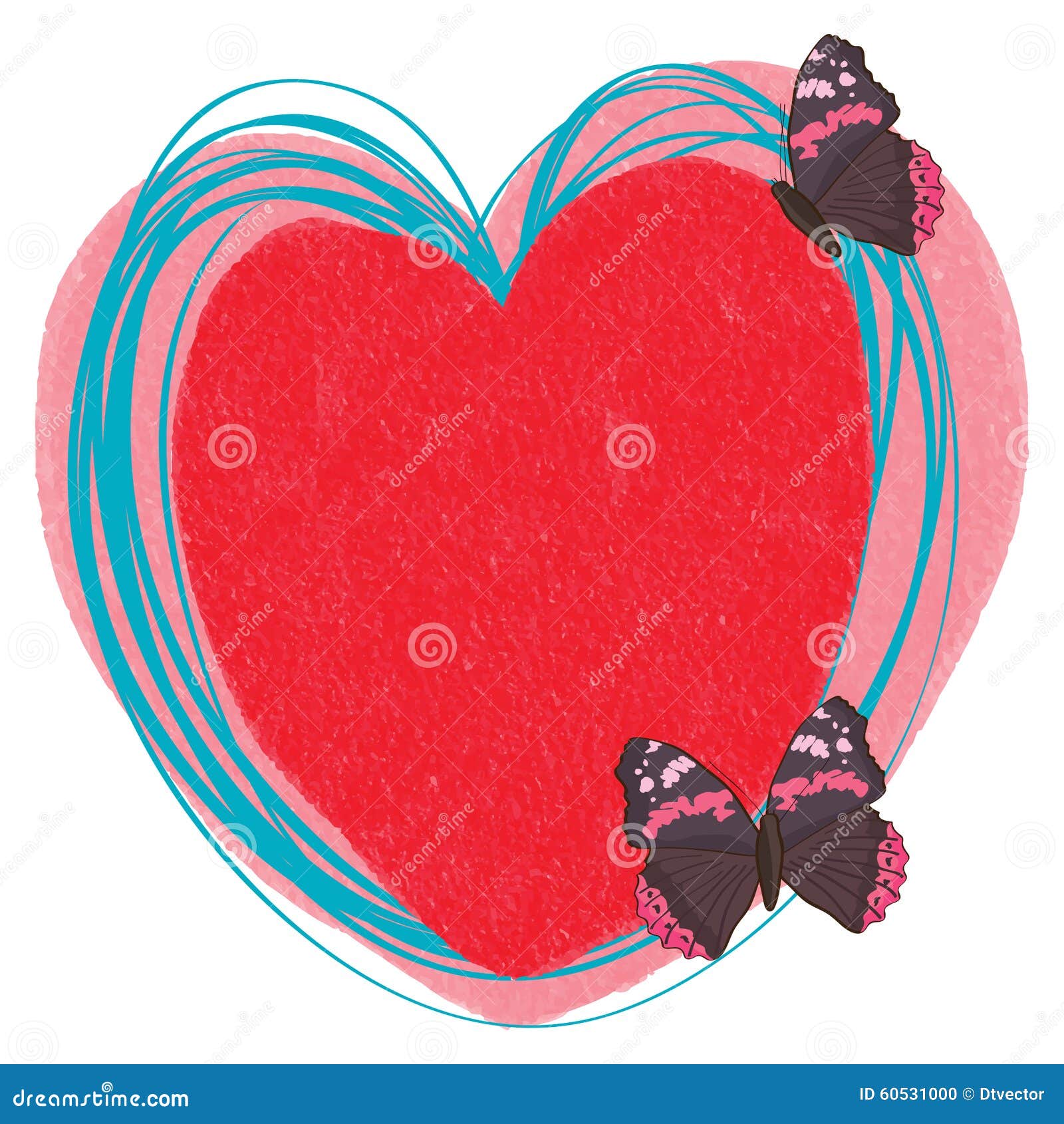 Decor De Papillons D Amour Illustration De Vecteur Illustration Du Classique