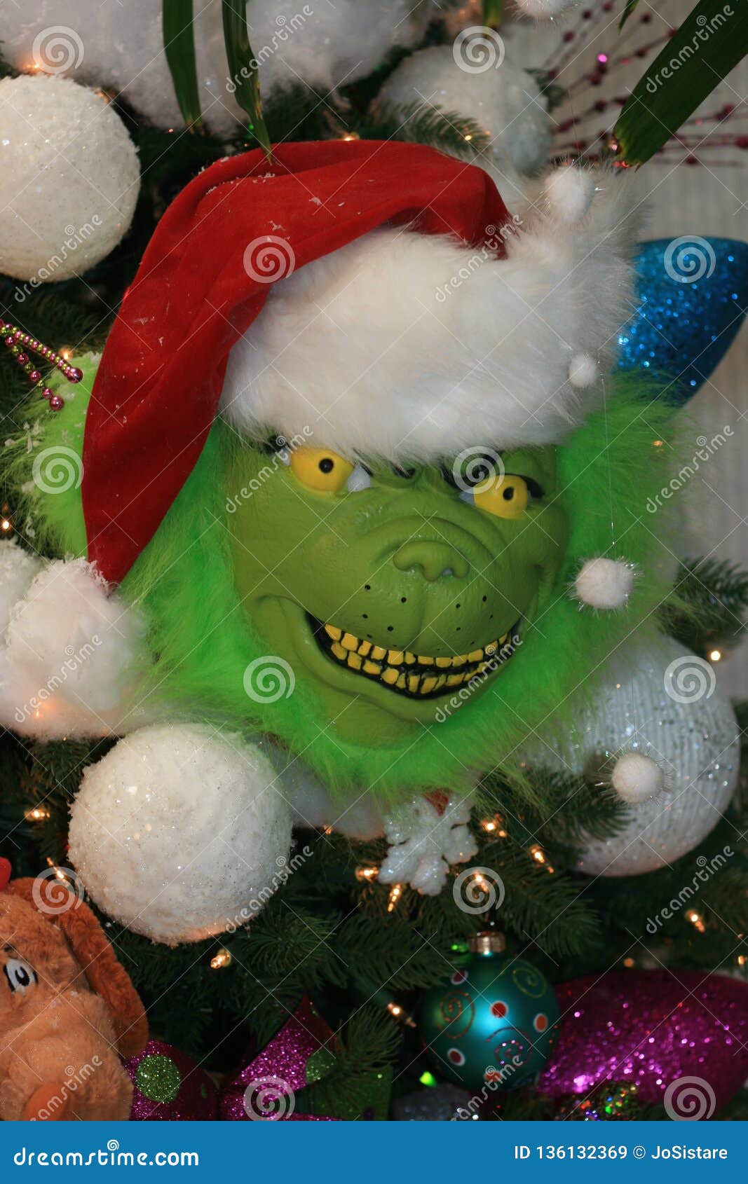 Grinch verre babiole arbre de Noël décoration de Noël 2020 paillettes vert Caractères