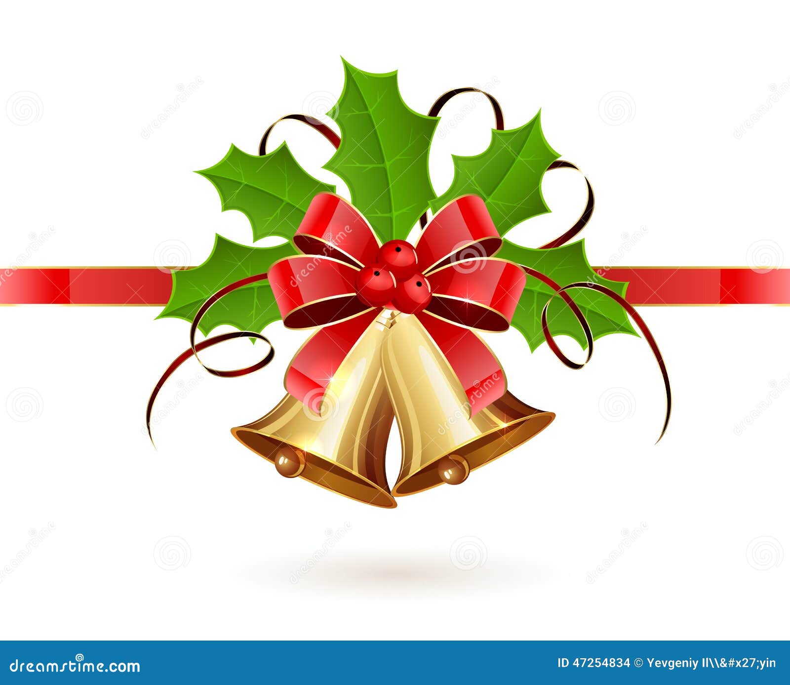 Download Décoration De Noël Avec Les Cloches Et La Baie De Houx ...