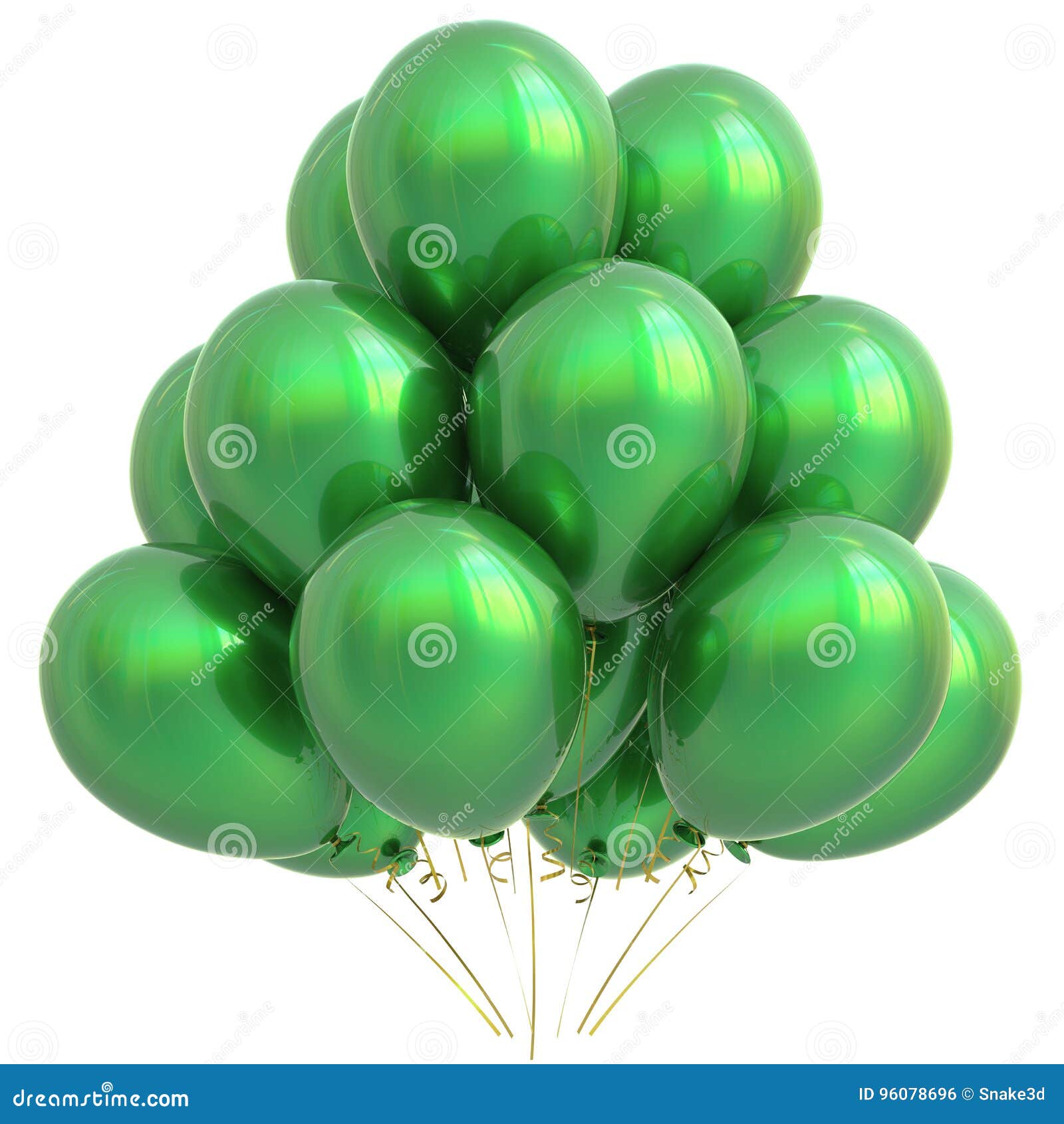 Décoration Verte De Joyeux Anniversaire De Partie De Ballon Illustration  Stock - Illustration du noël, vacances: 96078696