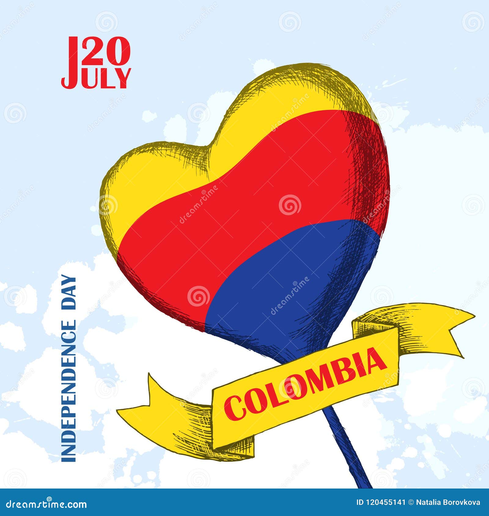 Día De La Independencia Del ` S De Colombia 20 DE JULIO Día De Fiesta Patriótico Nacional De La Liberación En América Latina Tram Ilustración del Vector - Ilustración de cinta, negro: 120455141 Día De La Independencia Del ` S De Colombia 20 DE JULIO Día De Fiesta Patriótico Nacional De La Liberación En América Latina Tram Ilustración del Vector - Ilustración de cinta, negro: 120455141