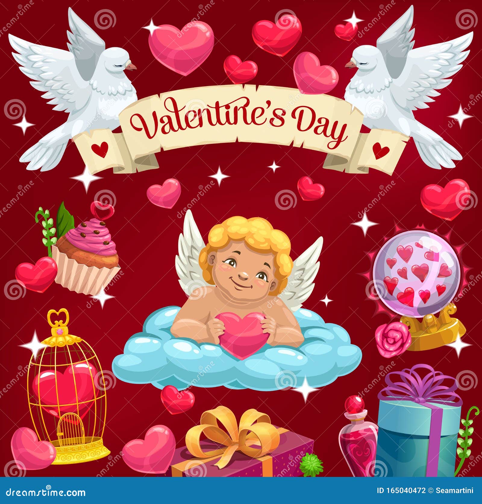 Amor Flechazo Cupido Con Arco Novios Día De San Valentín Sudadera