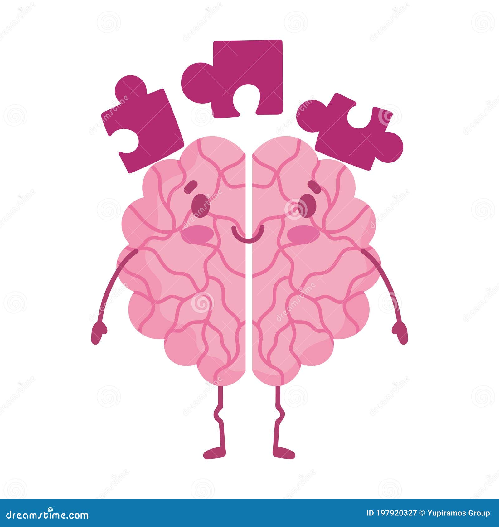 Día Mundial De La Salud Mental, El Cerebro De Dibujos Animados Rompe Piezas  Ilustración del Vector - Ilustración de historieta, mundo: 197920327