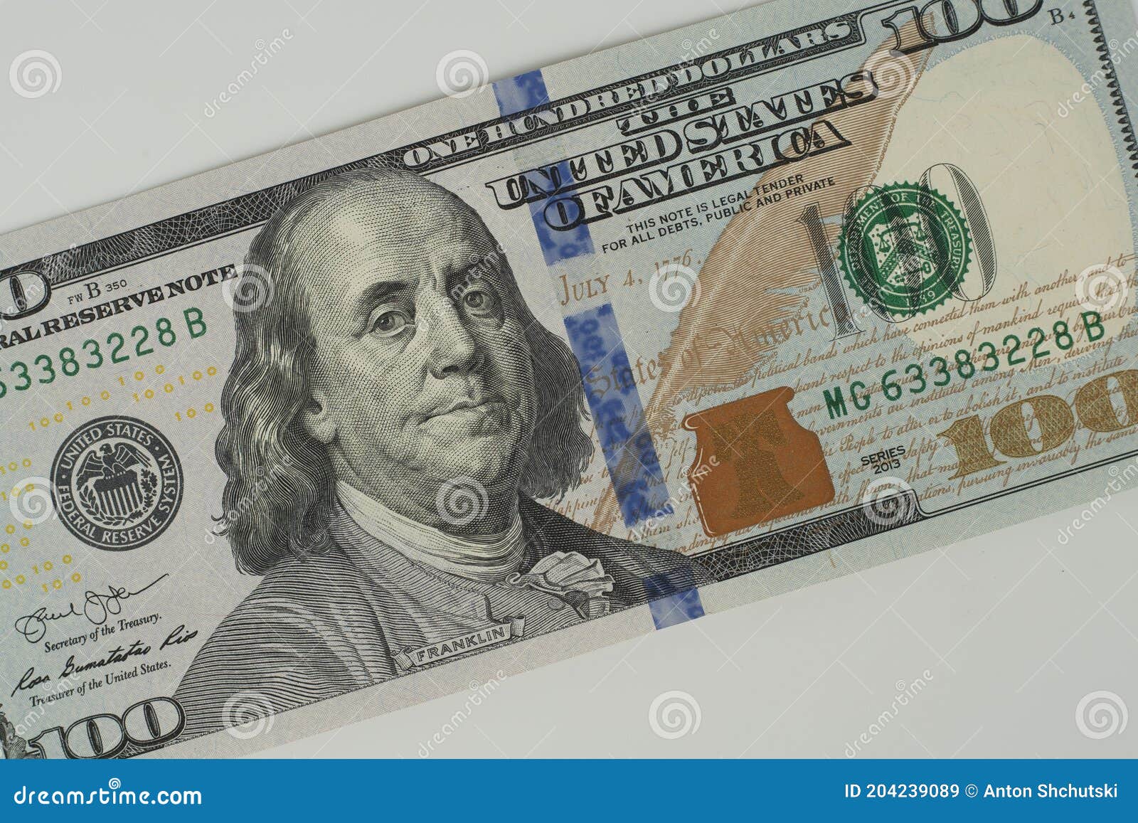  Ambesonne - Caja para dinero, diseño de billetes de dólares de  la reserva federal de los Estados Unidos con el retrato de Ben Franklin,  caja organizadora de metal con tapa, 7.2