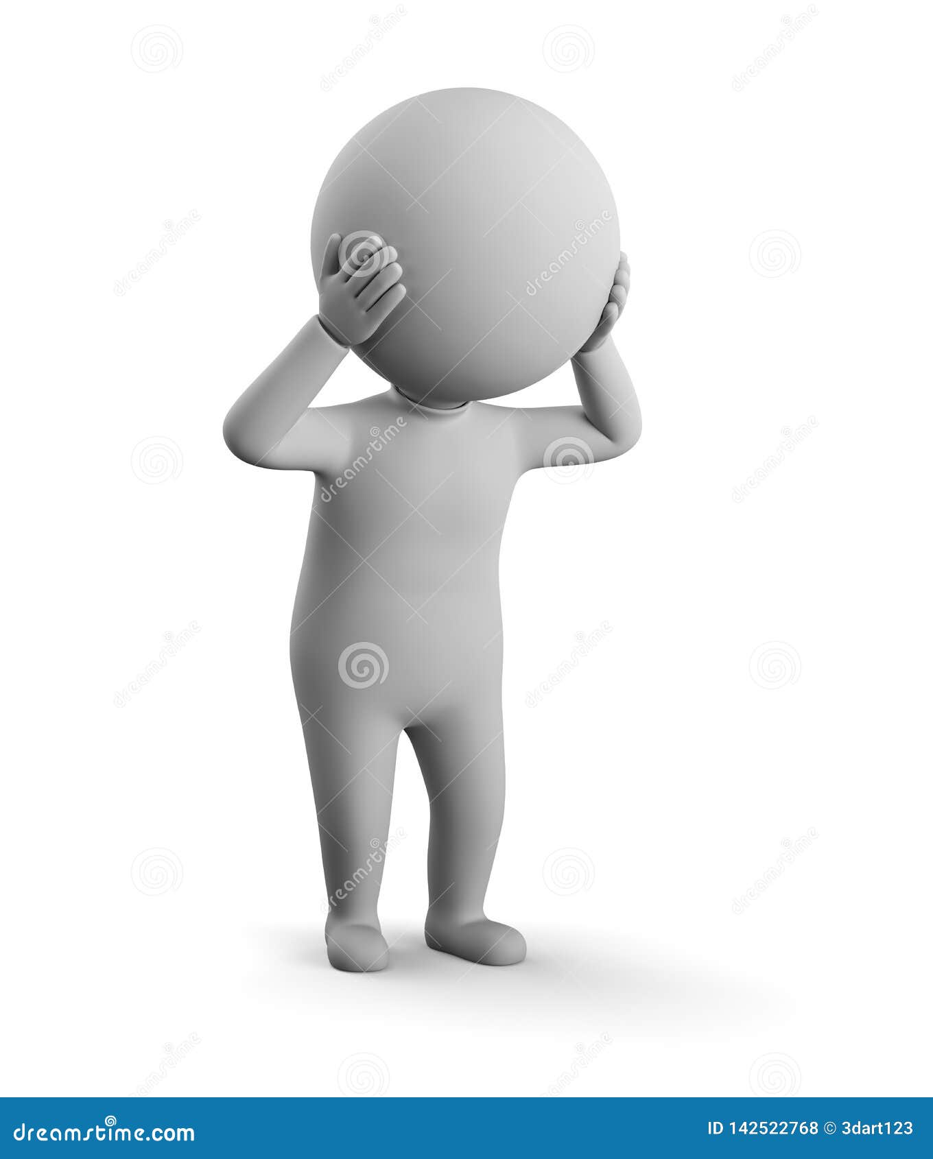 3d小人 重音姿势库存例证 插画包括有 3d小人 重音姿势库存例证 插画包括有