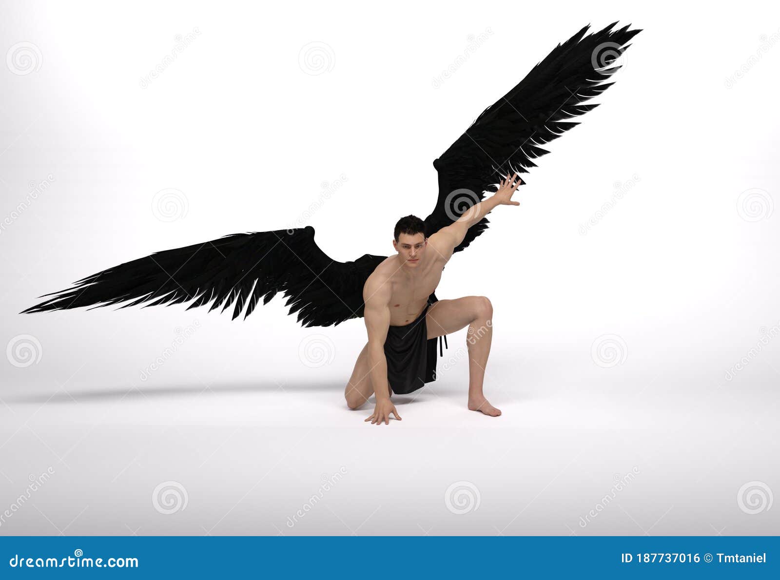 3d渲染 男天使的肖像跪在白色背景下库存例证 插画包括有男性 投反对票 艺术 人们 花花公子 3d渲染 男天使的肖像跪在白色背景下库存例证 插画包括有男性 投反对票 艺术 人们 花花公子