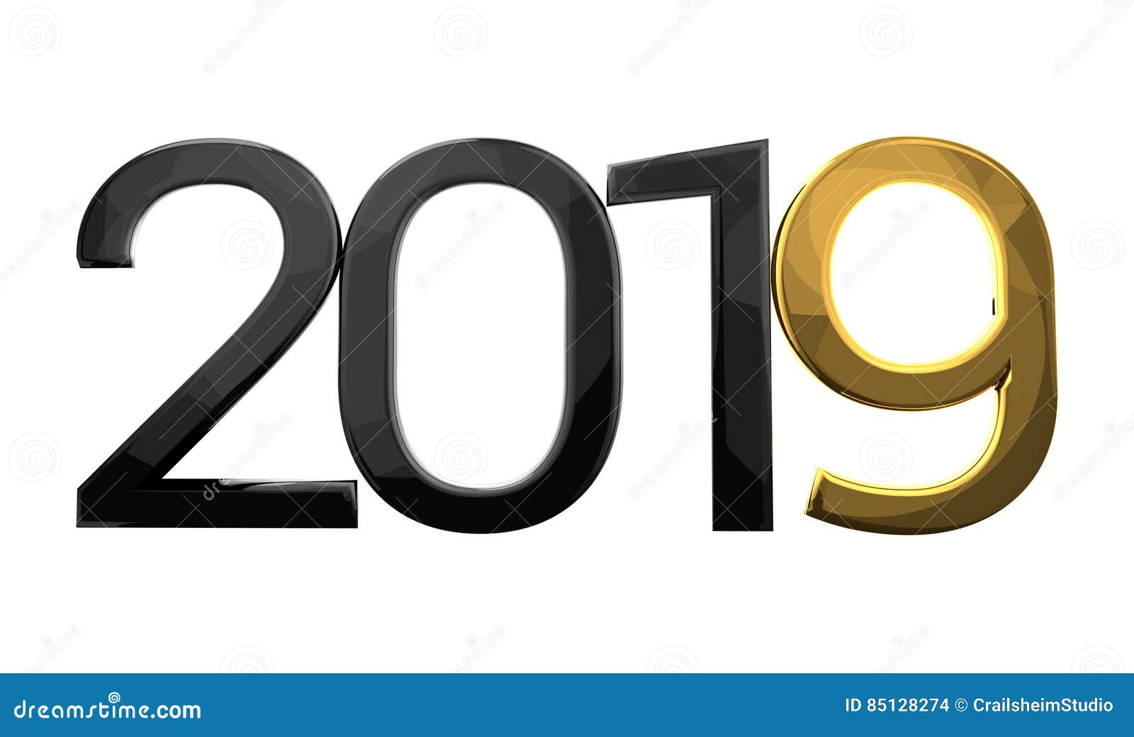 Готово год 2019. 2019 Год чёрное. 2019 Жирным шрифтом.