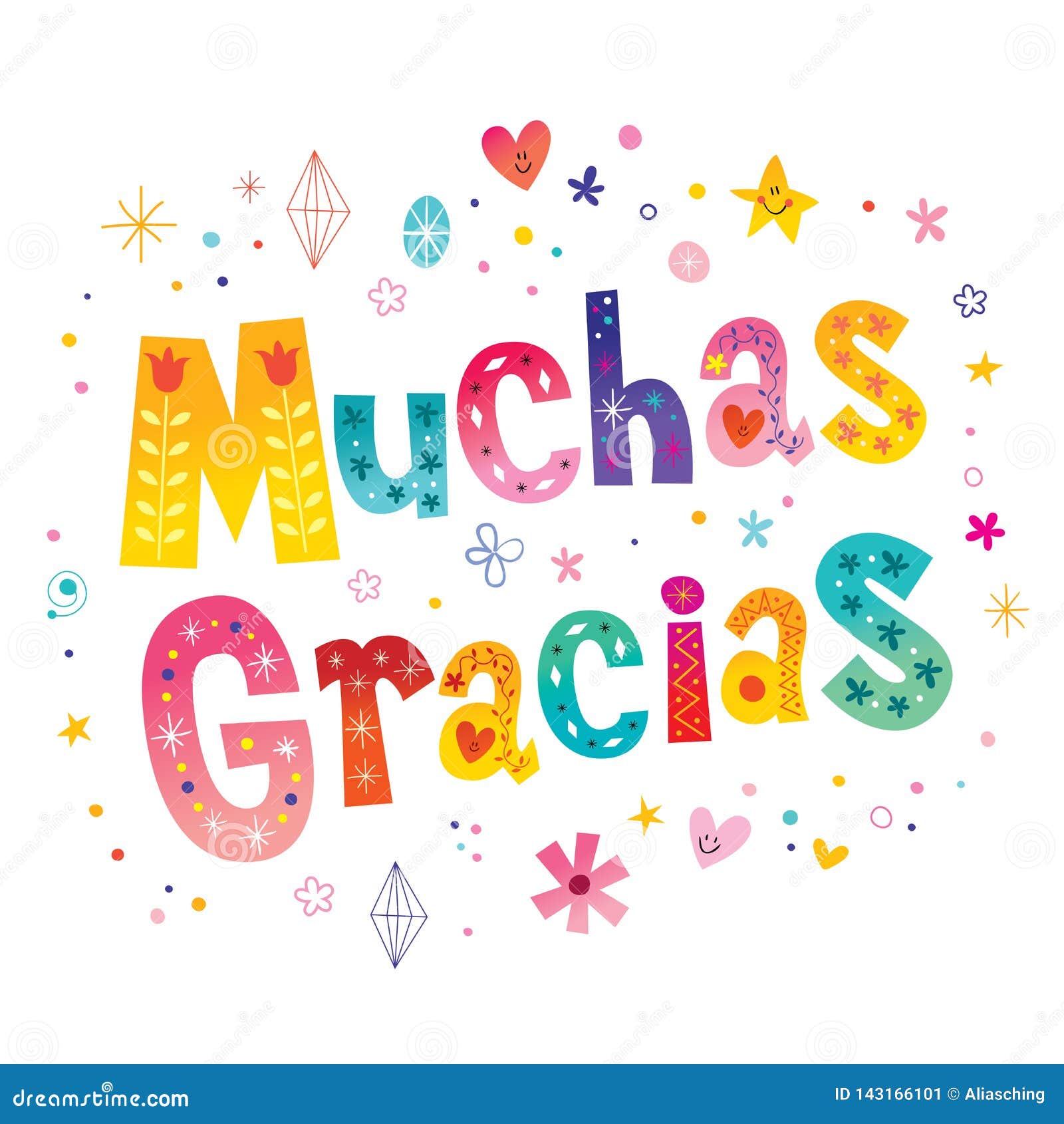 Muchas Gracias Stock Illustrations – 48 Muchas Gracias Stock ...