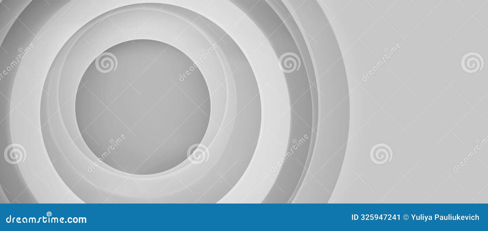 3d abstract circular paper cut layer background