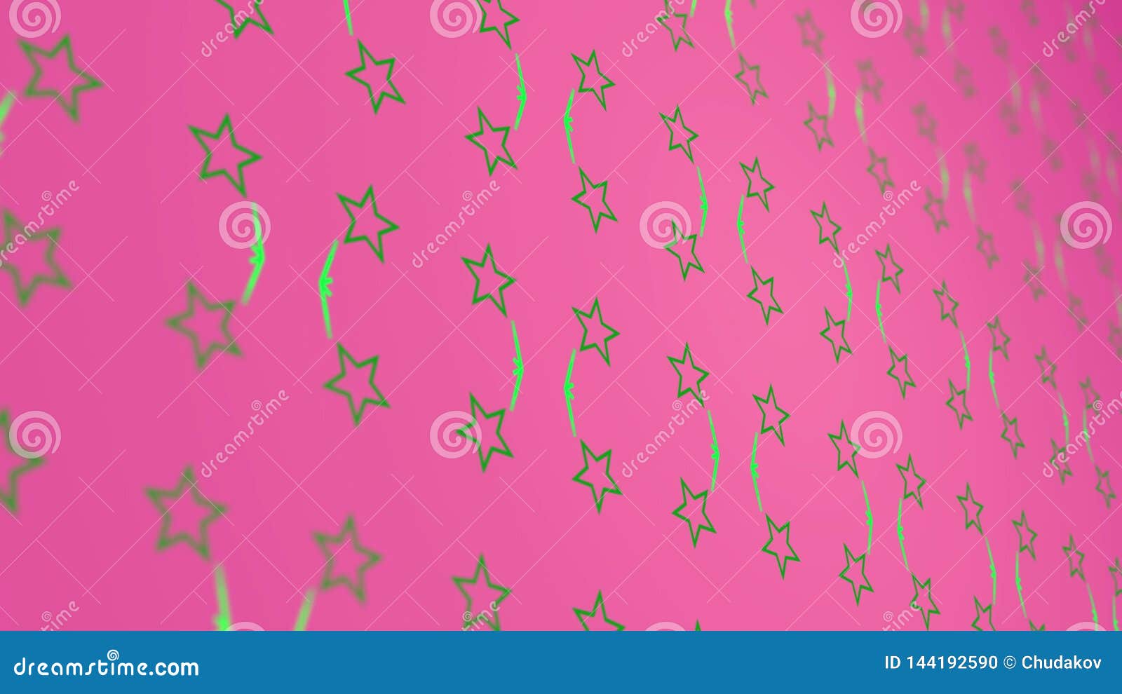 3D Animation Background with Stars and Lines Stock Footage Video of