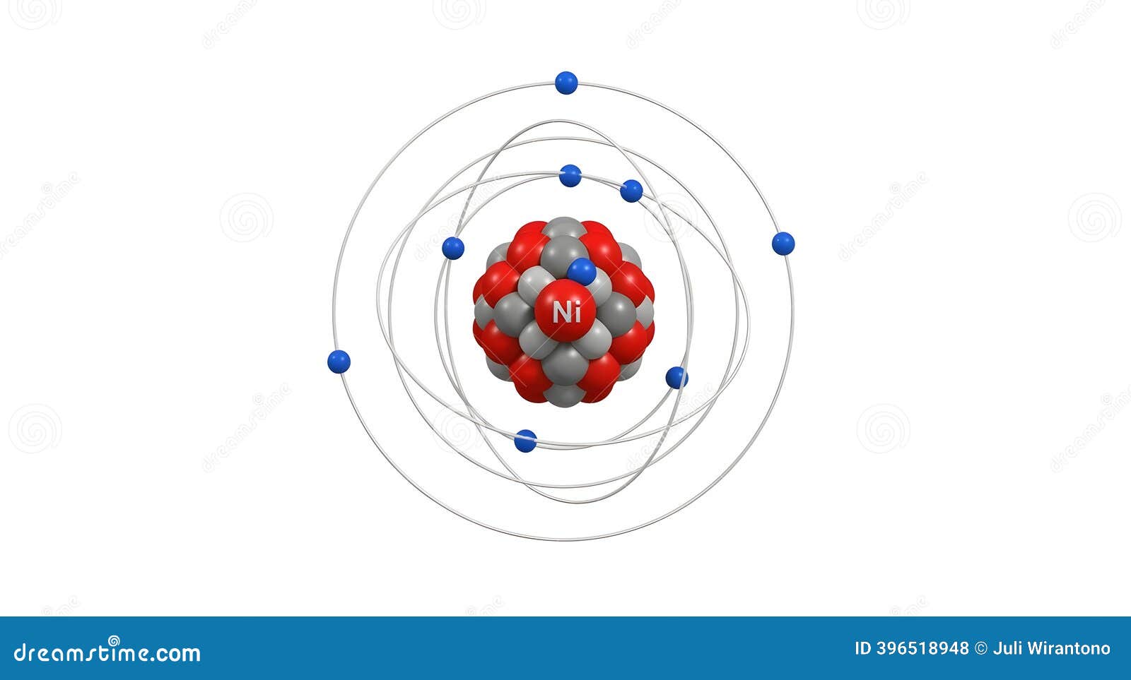 Atomic Nickel Illustrations \u0026 Vectors, image size:1600x963