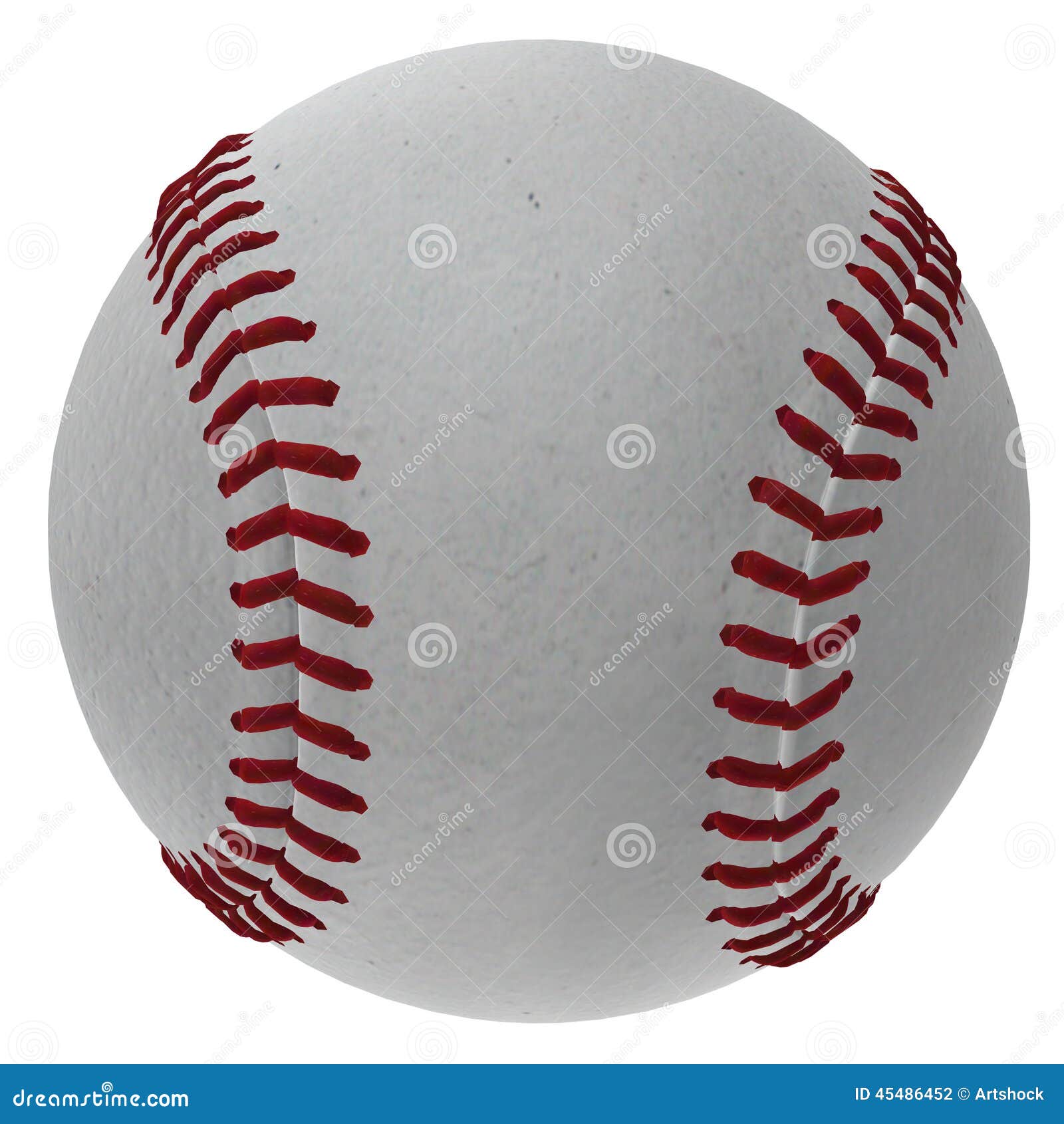 3D Baseball Ball stock illustration. Illustration of foul 45486452