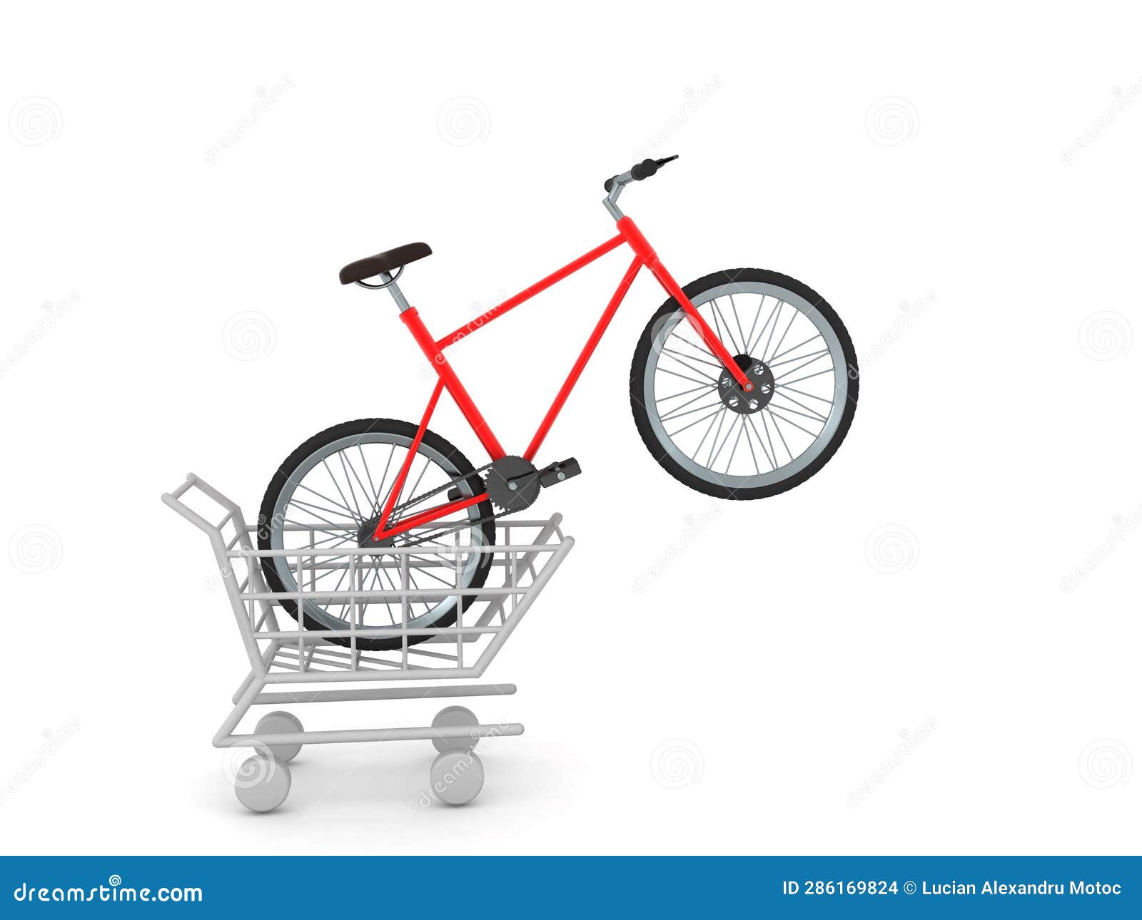bicycle shopping cart