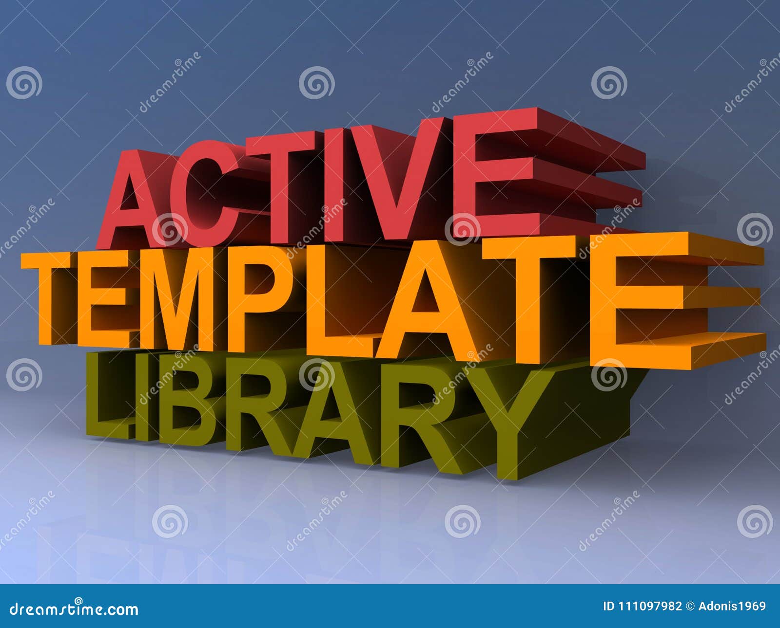 Active template library stock illustration Illustration of block Active template library stock illustration Illustration of block