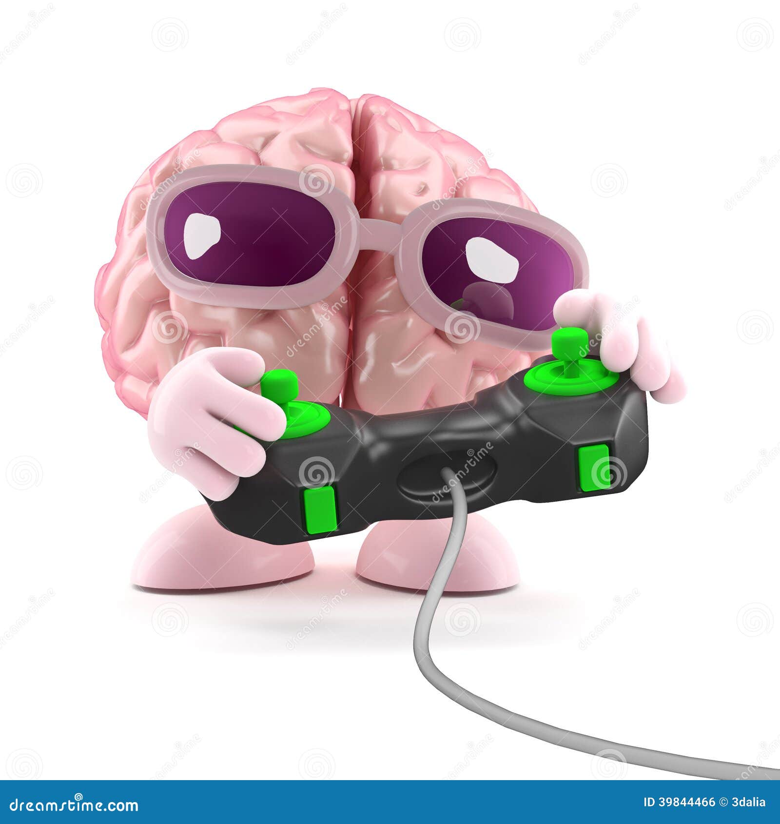 3d Brain games stock vector. Illustration of smart, analysis - 39844466