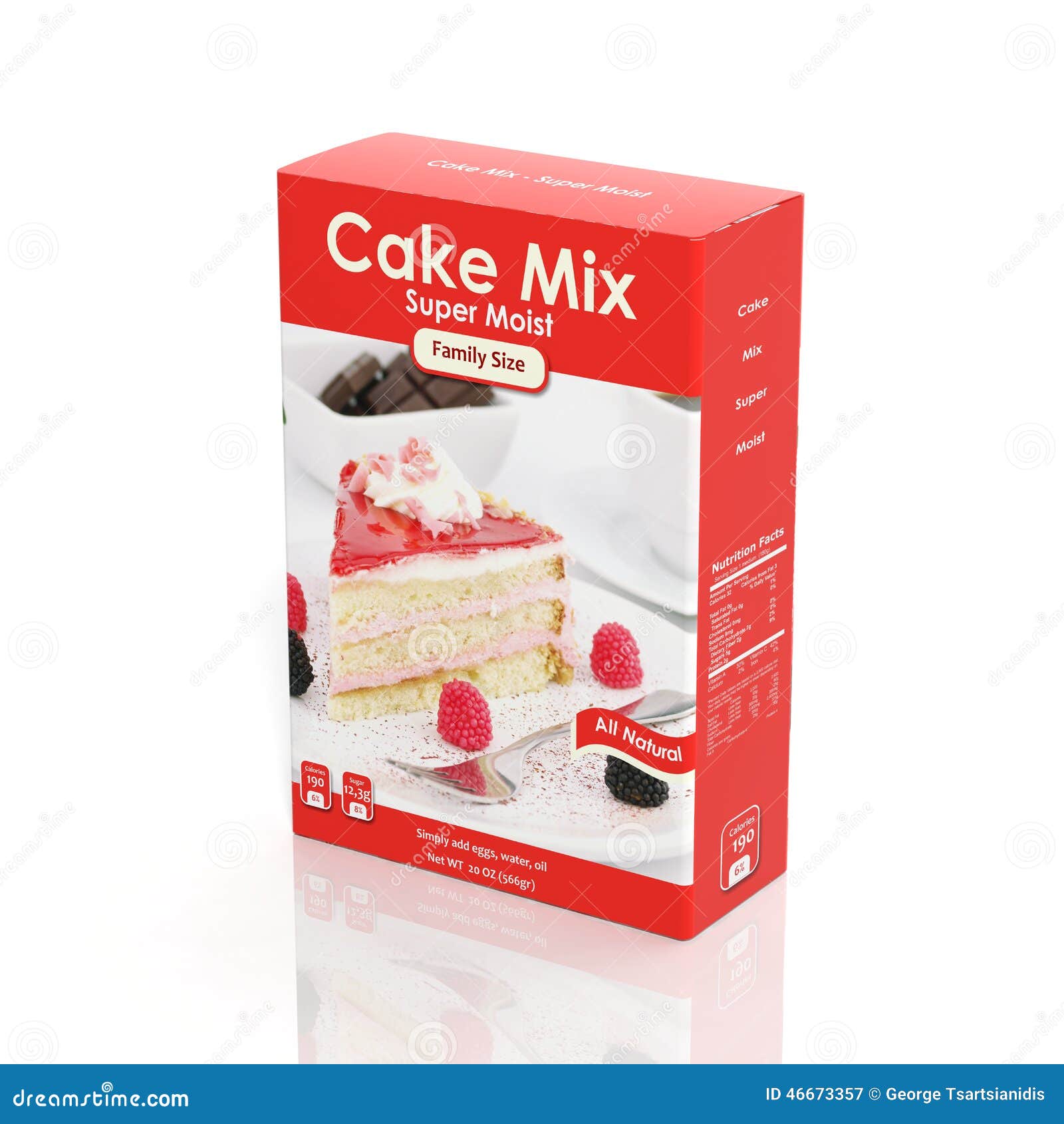 3d cake mix paper