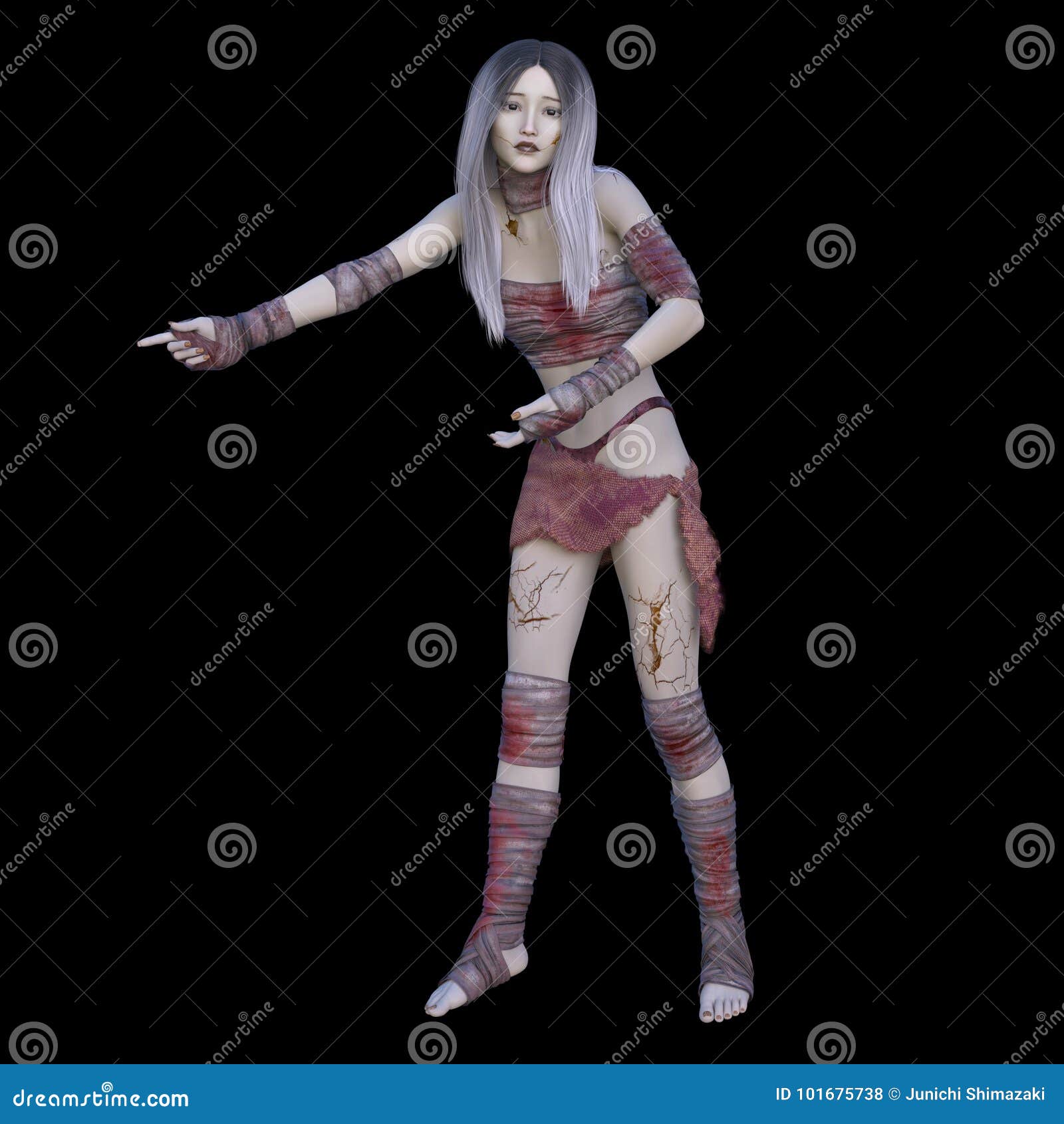 Female zombie stock photo. Image of fear, zombie, monster 101675738