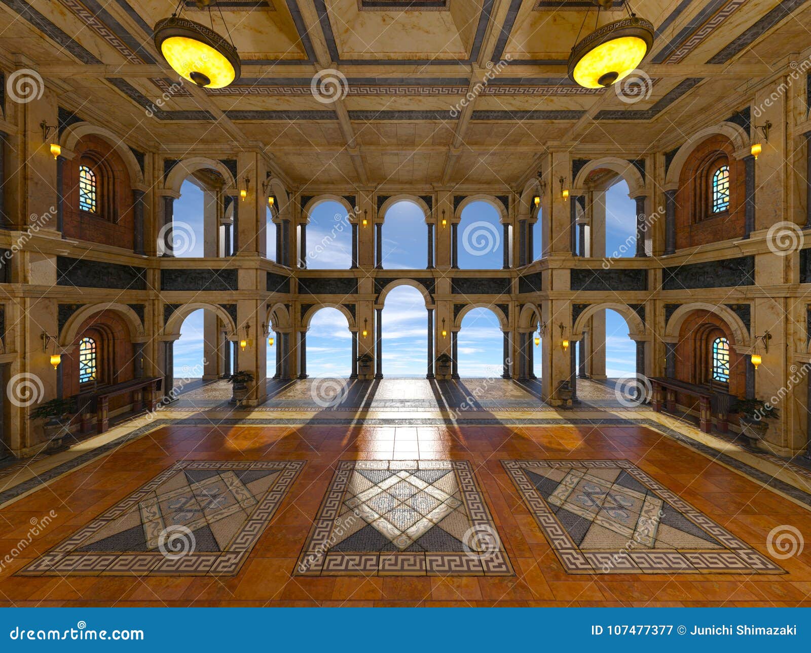 Grand hall stock image. Image of formality, palace, dome 107477377