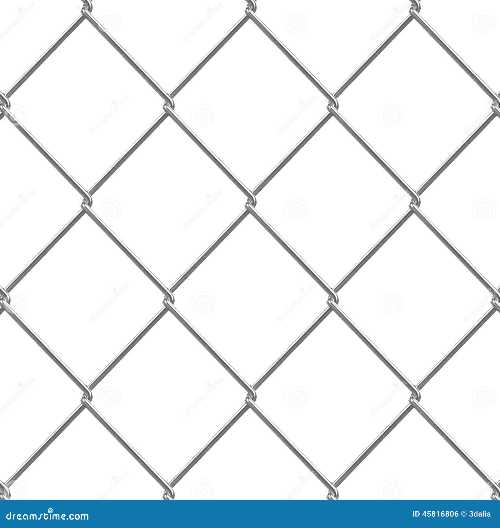 3d Chain link fence stock illustration. Illustration of isolated 45816806