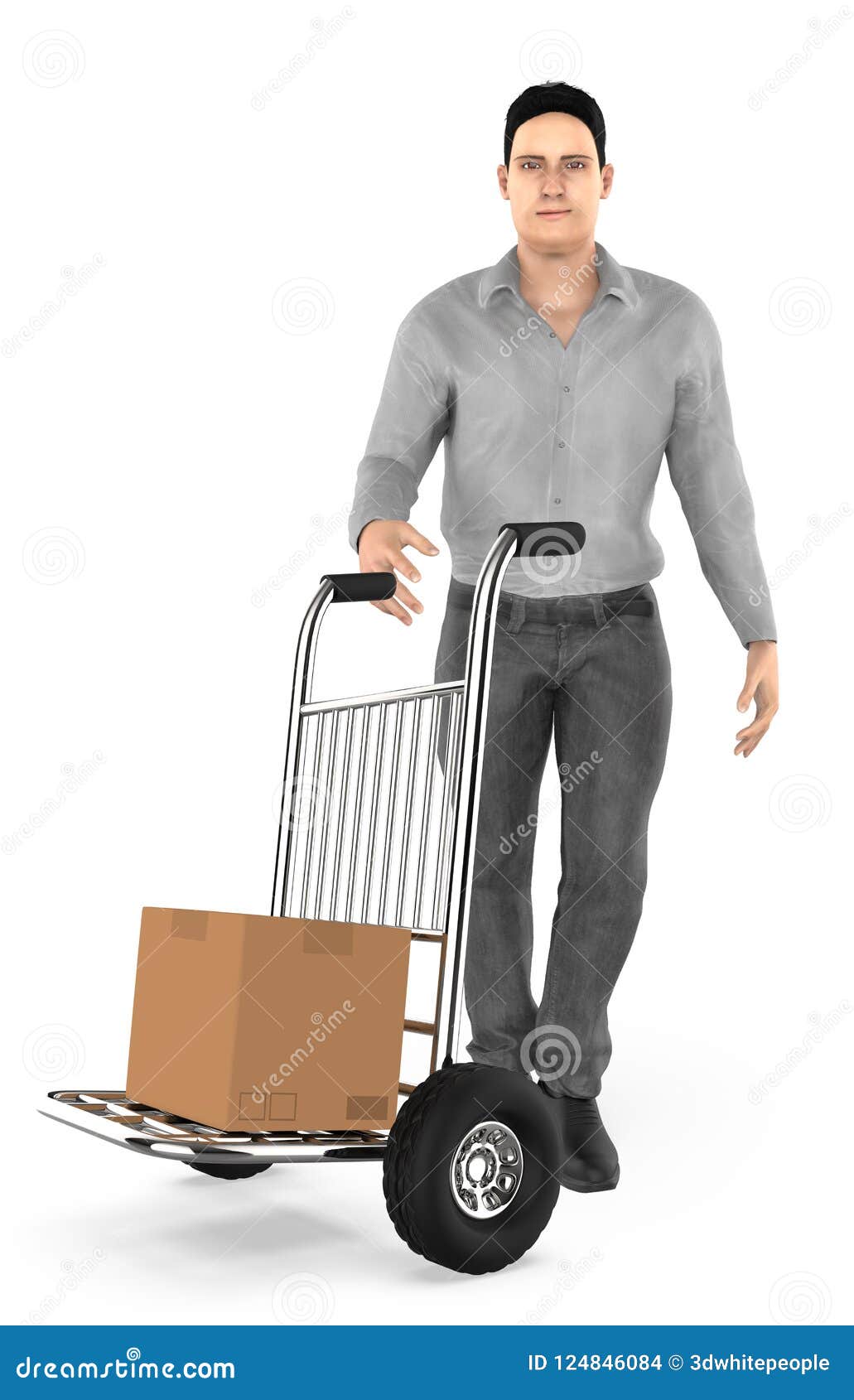 Man Trolley Stock Illustrations 9 980 Man Trolley Stock