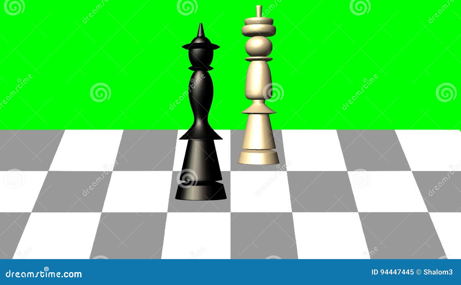 Chess Pieces Fall On The Chessboard - Stock Video