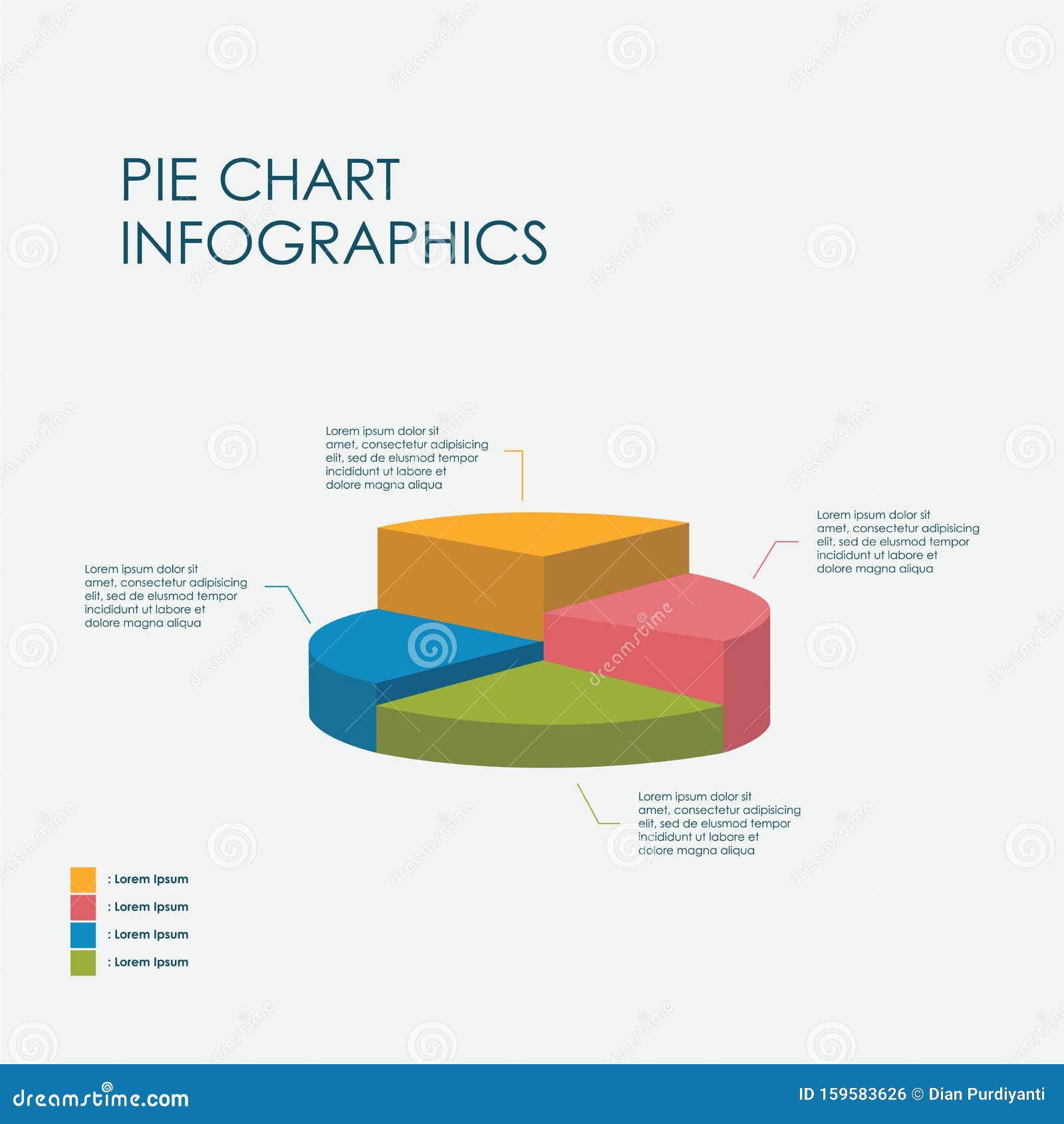 3d Pie Chart Template