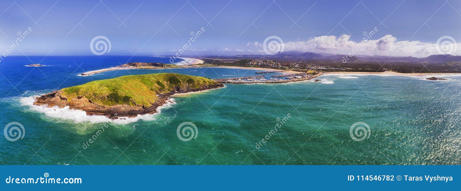 d coffs harbour from sea pan