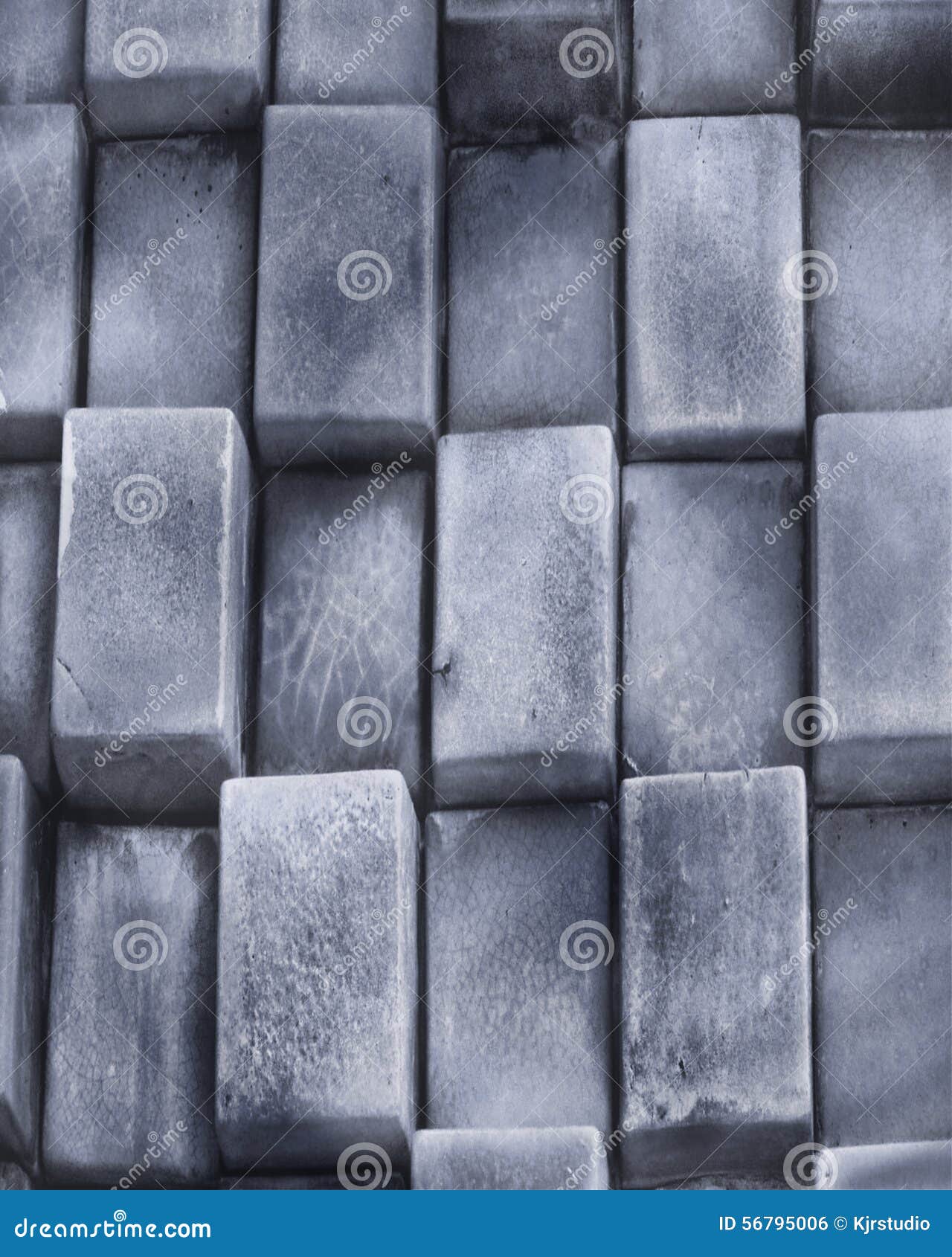 3d computer brick abstract background