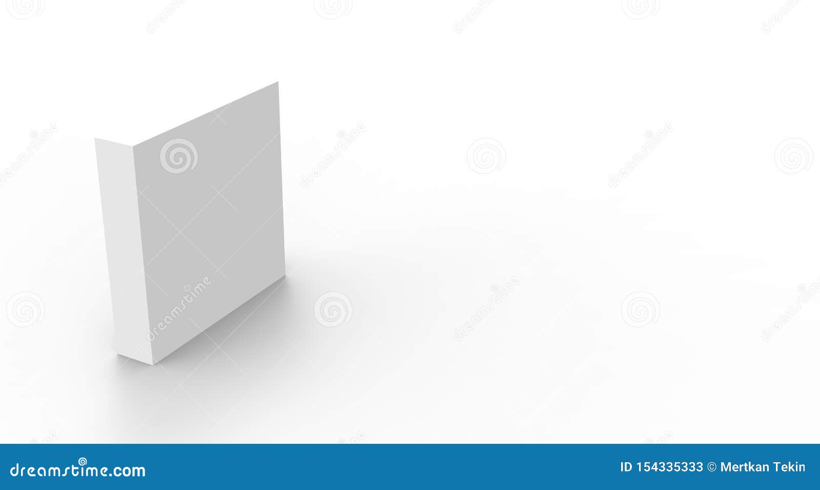 Download 3d Cube Box Render On Isolated Background For Product ...