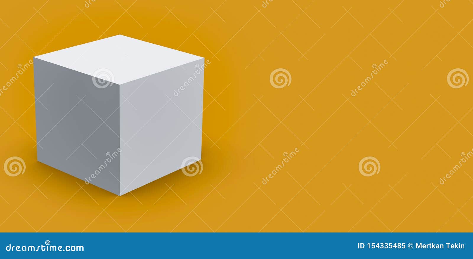 Download 3d Cube Box Render On Isolated Background For Product ...