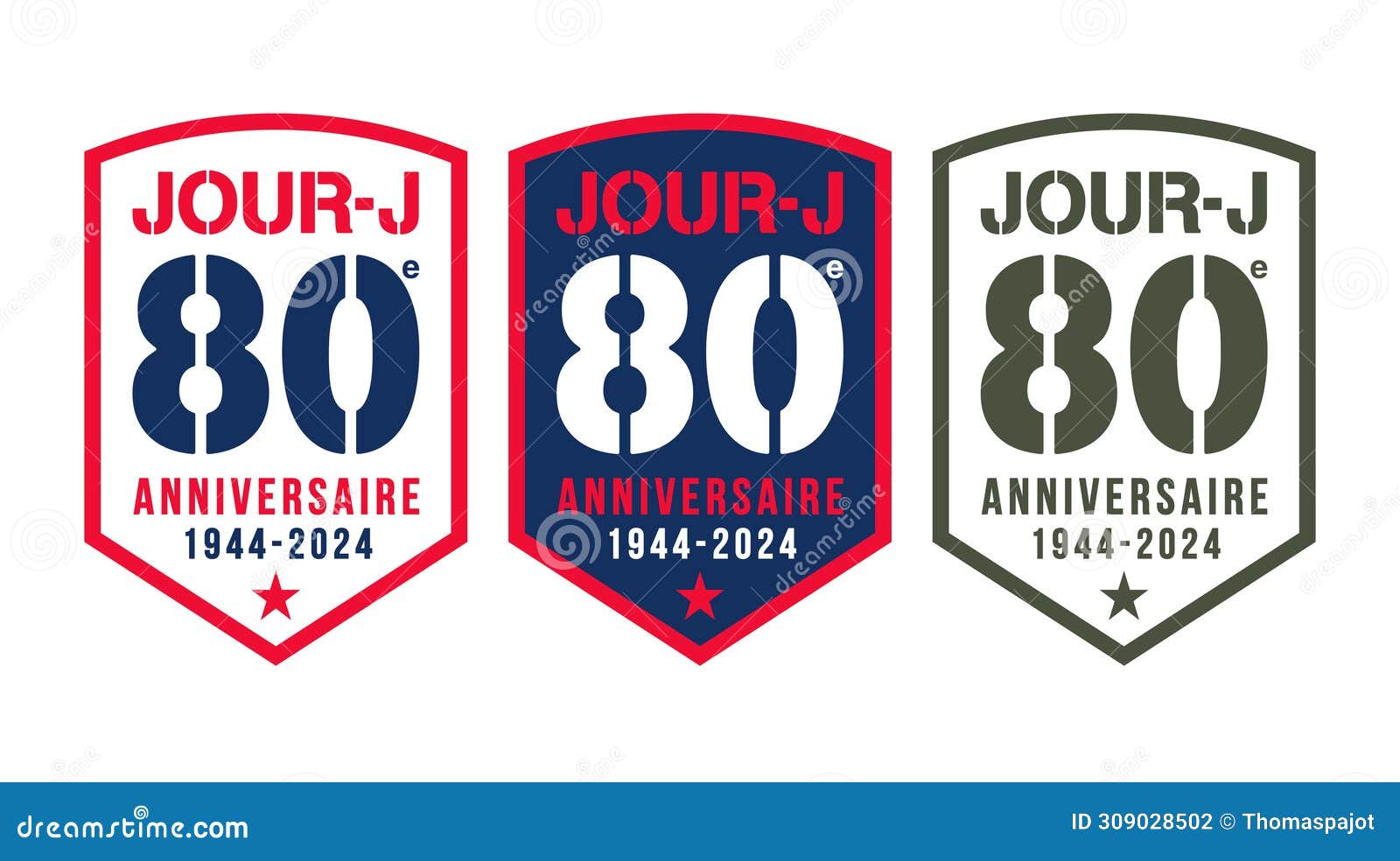 d-day 80th anniversary badges