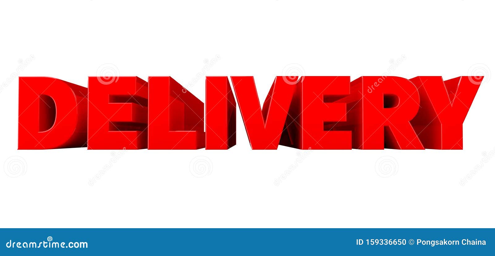 3D DELIVERY Word EXPLANATION Word Isolated On White Background 3d ppt-delivering-your-presentation-powerpoint-presentation-free