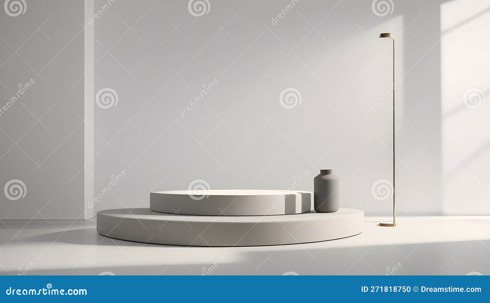 3d display product abstract minimal scene with geometric podium platform pastel background stand for cosmetic product