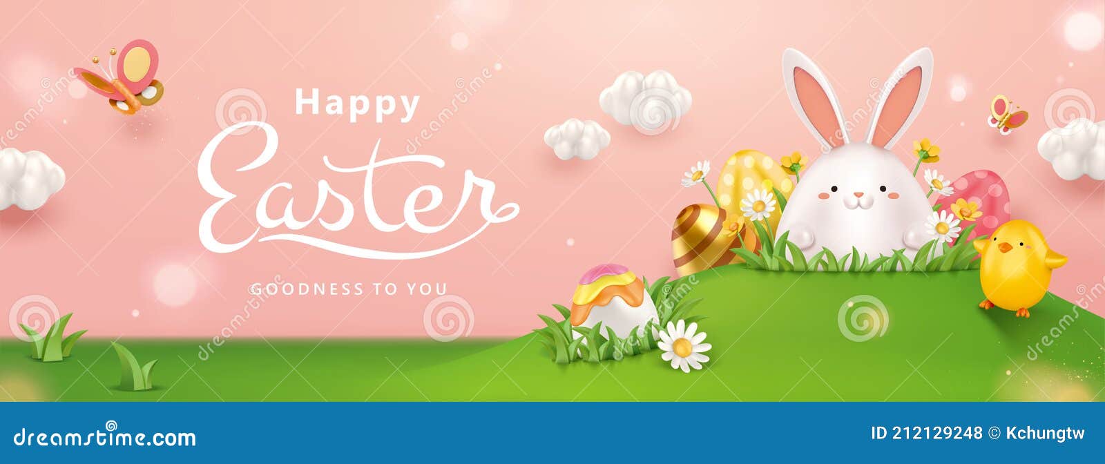 3d Easter Egg Hunt Background Stock Vector Illustration Of Candy Celebration