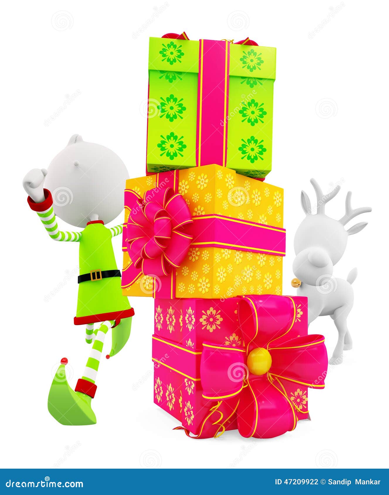 3d Reindeer Stock Illustrations – 5,138 3d Reindeer Stock Illustrations,  Vectors & Clipart - Dreamstime