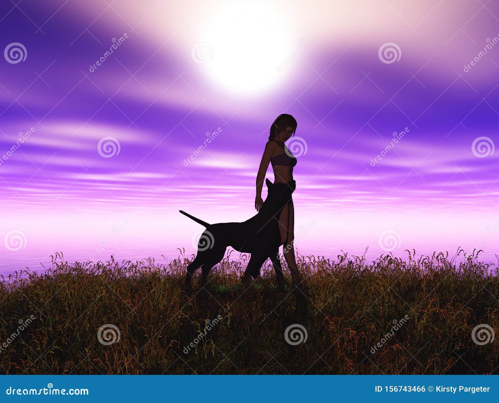Pet Sunset Stock Illustrations 930 Pet Sunset Stock Illustrations