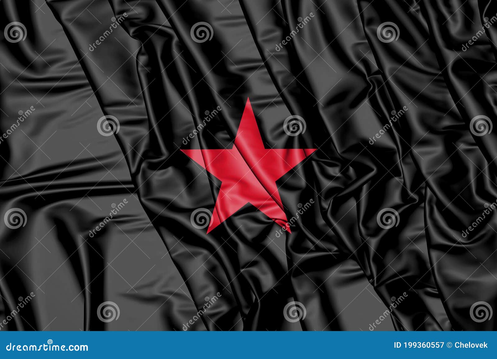 3d flag of ezln.