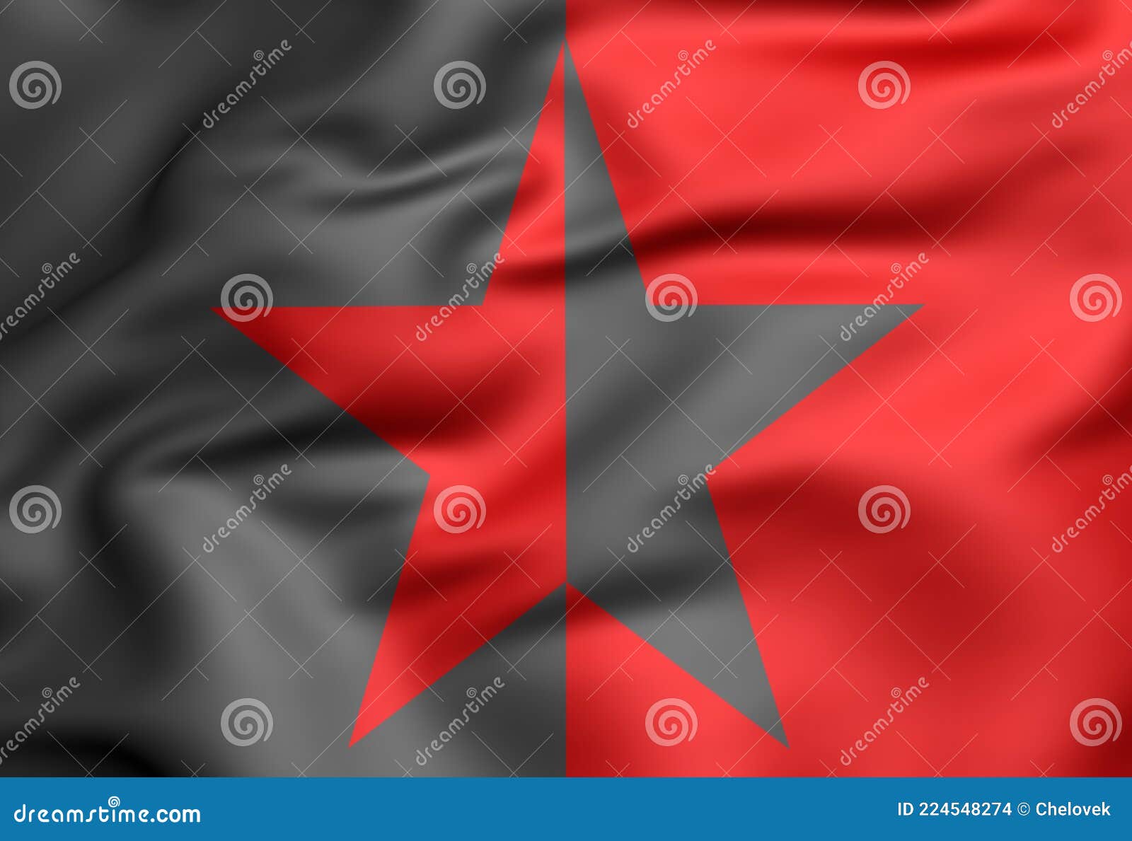 flag of ezln. 3d 