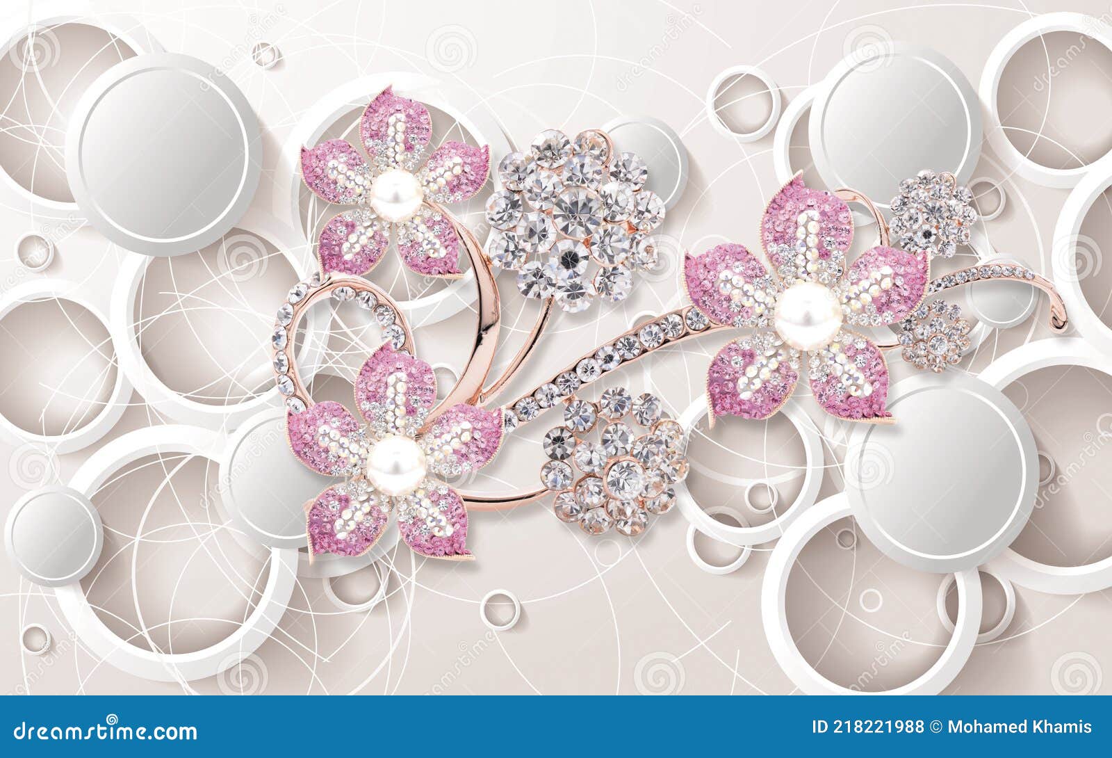 3d Fondo De Pantalla Rosa Y Plata Diamante Flores En Círculos Fondo Stock de ilustración - Ilustración de sitio, wallpaper: 218221988 3d Fondo De Pantalla Rosa Y Plata Diamante Flores En Círculos Fondo Stock de ilustración - Ilustración de sitio, wallpaper: 218221988