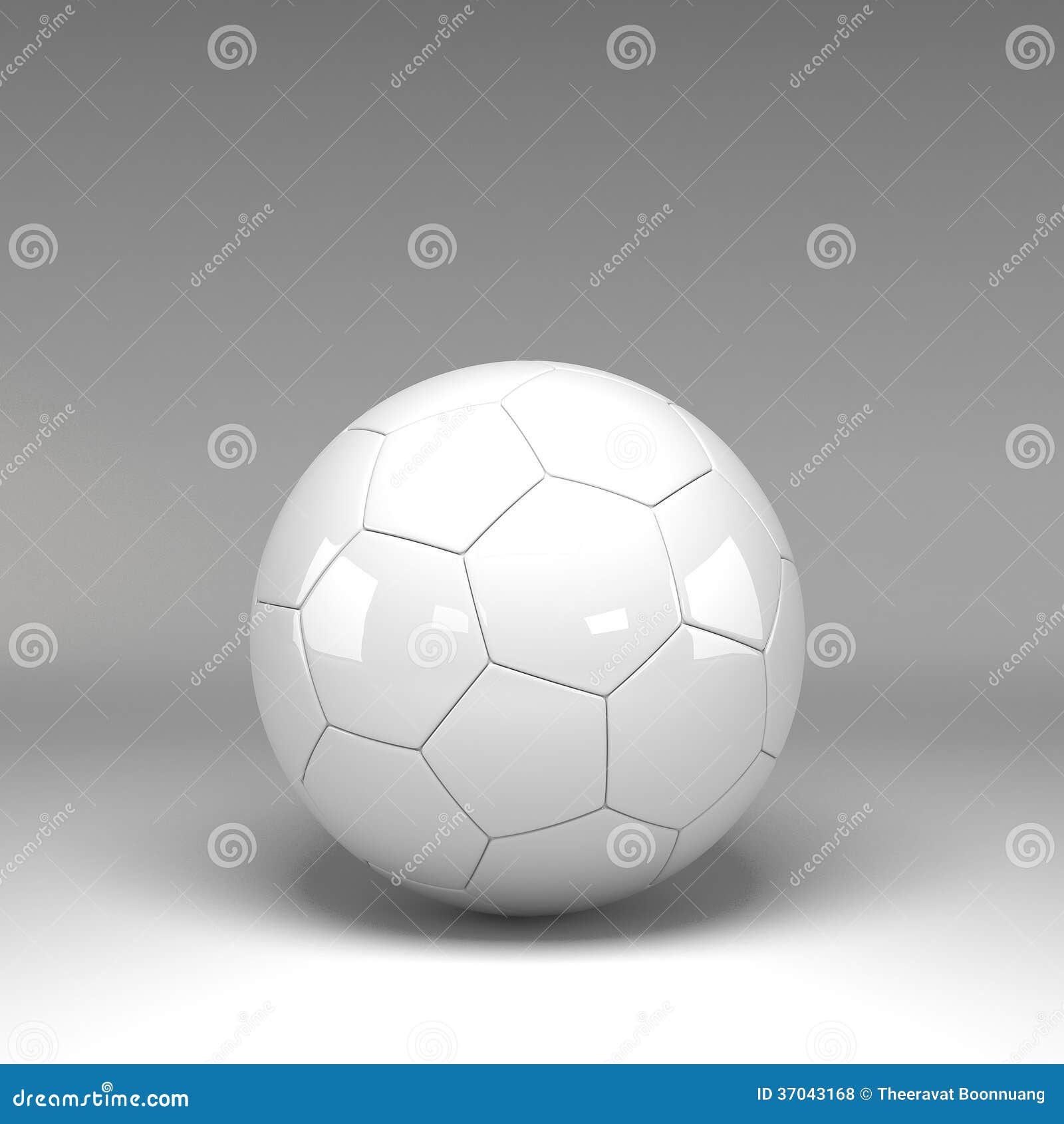3d Football, Soccer Ball stock illustration. Illustration of classic ...