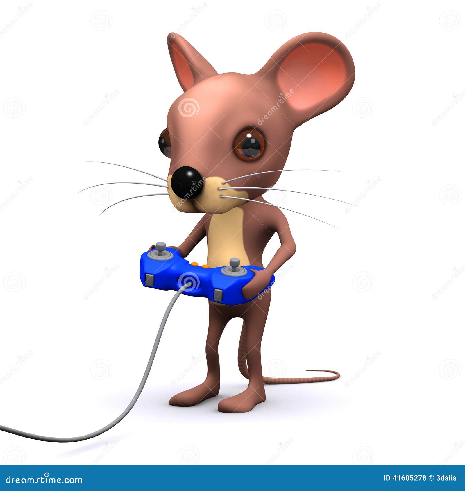 3d Gamer mouse stock illustration. Illustration of funny - 41605278