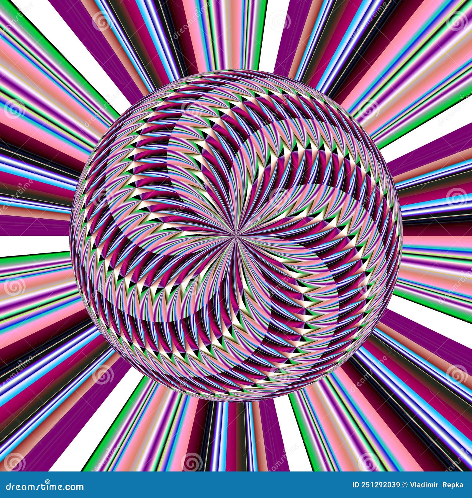 3d generative render of colorful background tile