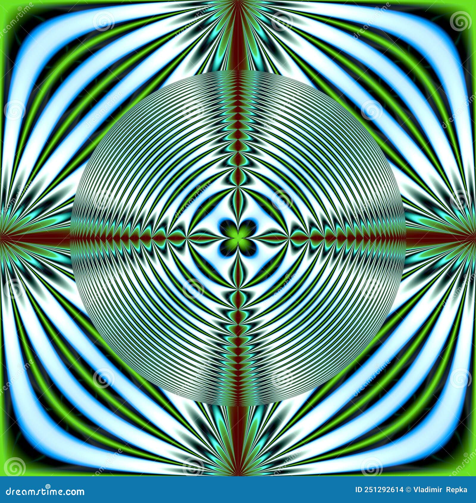 3d generative render of colorful background tile