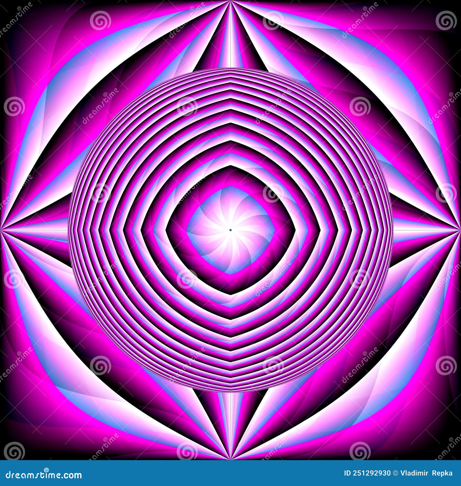 3d generative render of colorful background tile