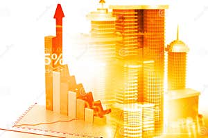 3d Graph And Charts Stock Illustration Illustration Of Statistics 