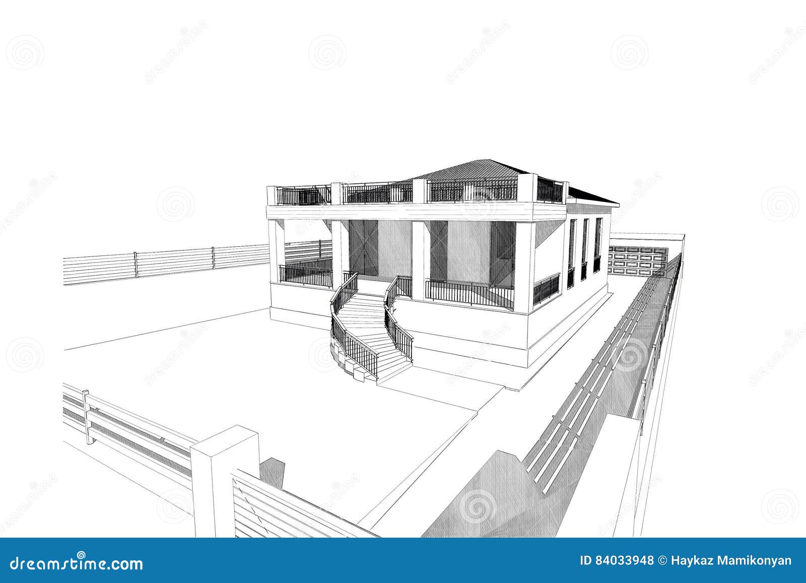 3d Home Stock Illustration Illustration Of Homes Design