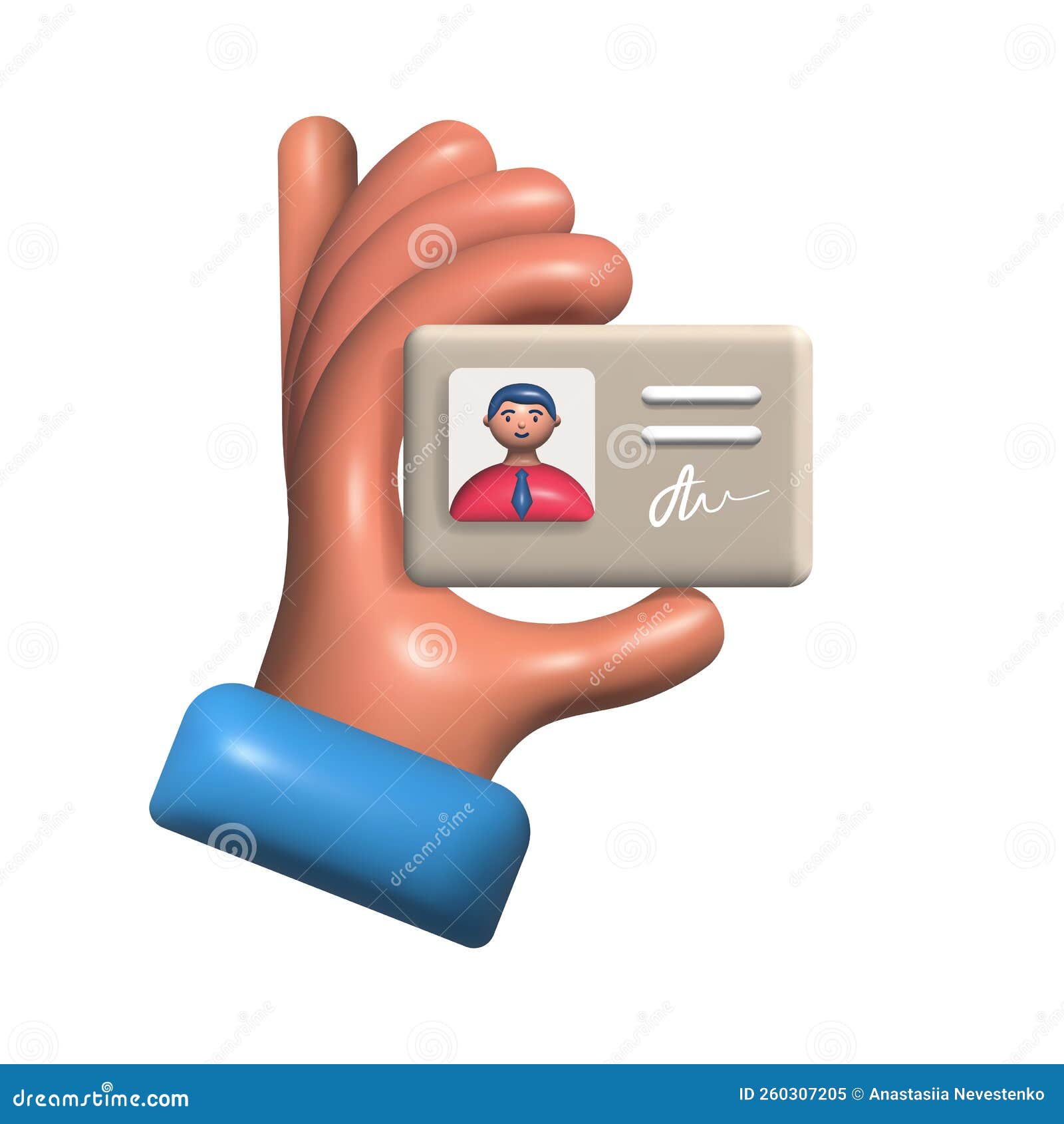 3d Id Card Design