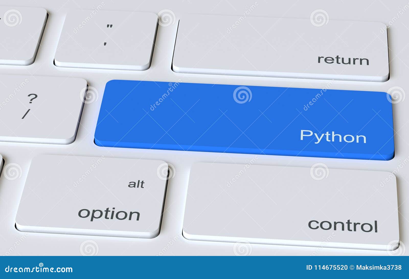 Python Text On Blue Technology Background With Laptop. Learn Python ...