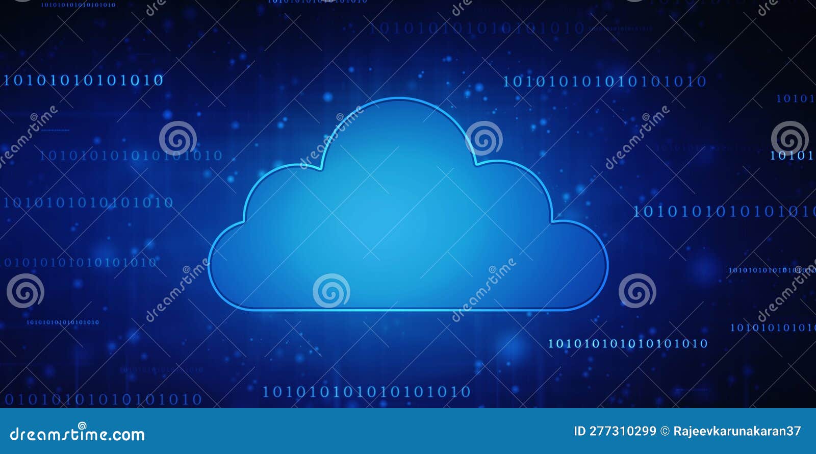 2d  of cloud computing, digital cloud computing concept background.
